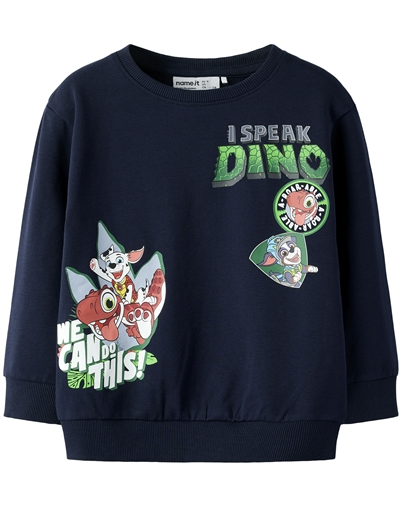 Name It - NMMJak Paw Sweater - Navy Blazer